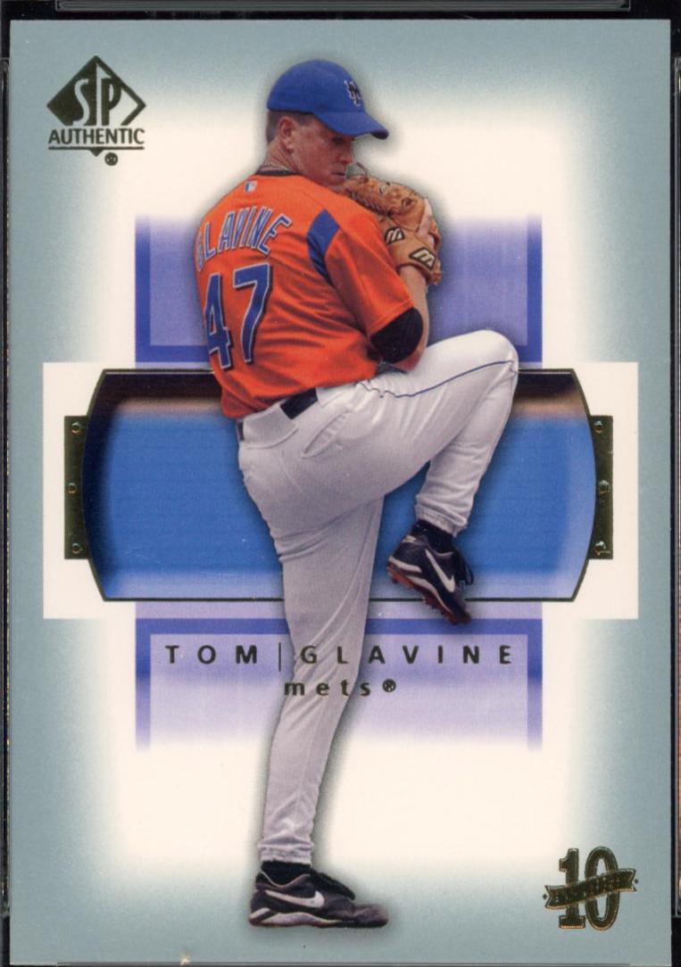 Tom Glavine #73 Baseball Cards 2003 SP Authentic