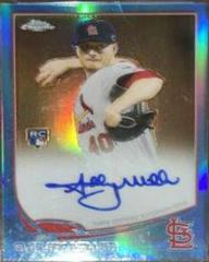 Shelby Miller [Blue Refractor] #80 Baseball Cards 2013 Topps Chrome Rookie Autograph Prices