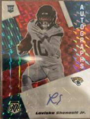 Laviska Shenault Jr. [Choice Fusion Red] #RA17 Football Cards 2020 Panini Mosaic Rookie Autographs Prices