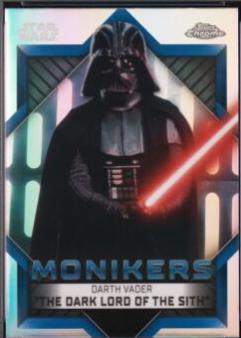 Darth Vader #M-1 Star Wars 2023 Topps Chrome Moniker