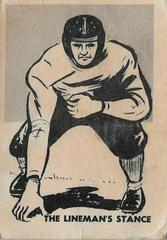 The Lineman's Stance #7 Football Cards 1952 Parkhurst CFL Prices