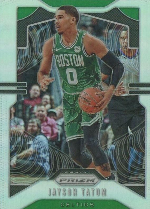 2019 store panini Green Prizm Jayson Tatum Dominance Celtics Card CSG 9.5