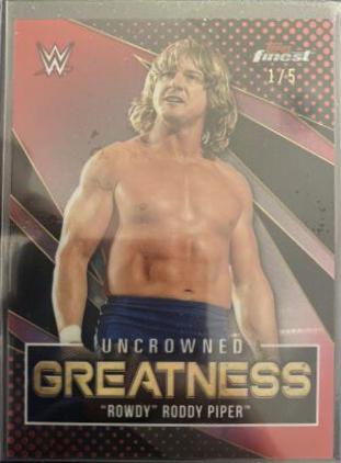 Rowdy' Roddy Piper [Red] #UG-16 Wrestling Cards 2021 Topps Finest WWE Uncrowned Greatness