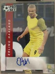 Erling Haaland [Red] #PS-EH1 Soccer Cards 2022 Pro Set Autographs Prices