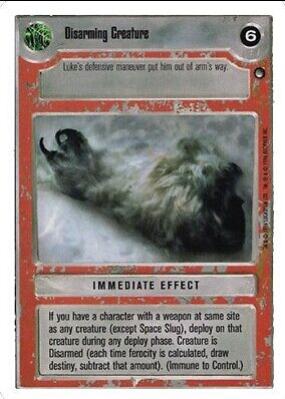 Disarming Creature [Revised] Star Wars CCG Hoth