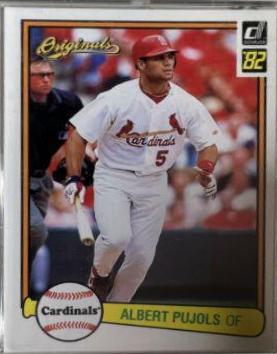 Albert Pujols [Sample] #32 Baseball Cards 2002 Donruss Originals