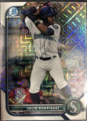 Julio Rodriguez [Mega Box Mojo] #BCP-45 Baseball Cards 2022 Bowman Chrome Prospects