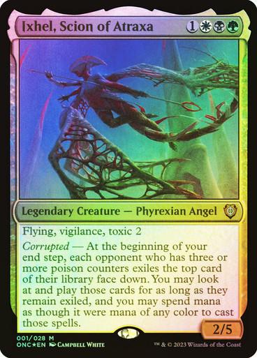 Ixhel, Scion Of Atraxa [Foil] #1 Magic Phyrexia: All Will Be One Commander