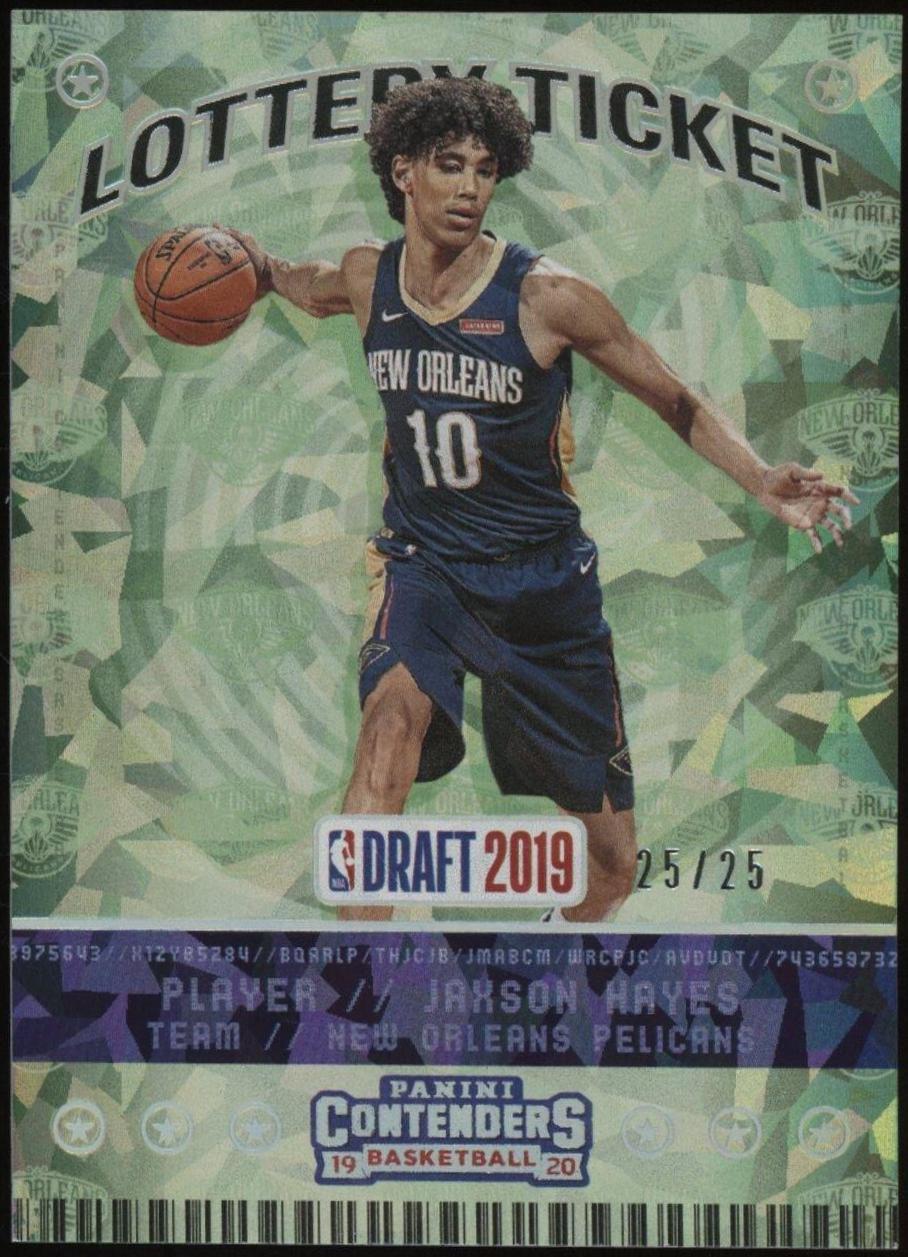 Jaxson Hayes [Cracked Ice] #8 Basketball Cards 2019 Panini Contenders Lottery Ticket