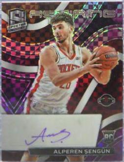 Alperen Sengun [Purple] #AA-ASG Basketball Cards 2021 Panini Spectra Aspiring Autographs