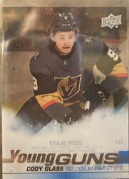 Cody Glass [Clear Cut] #237 Hockey Cards 2019 Upper Deck