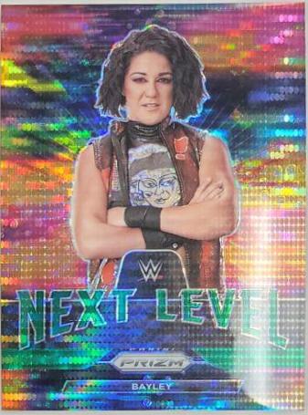 Bayley [Green Pulsar Prizm] #8 Wrestling Cards 2022 Panini Prizm WWE Next Level