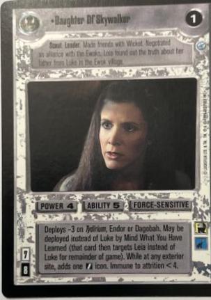 Daughter Of Skywalker [Limited] Star Wars CCG Endor