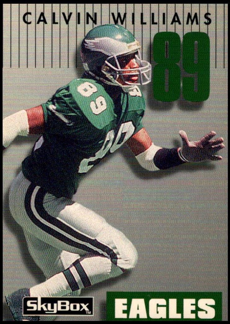 Calvin Williams #112 Football Cards 1992 Skybox Primetime