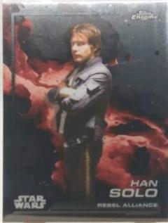 Han Solo [Rebel Orange Refractor] #102 Star Wars 2024 Topps Chrome