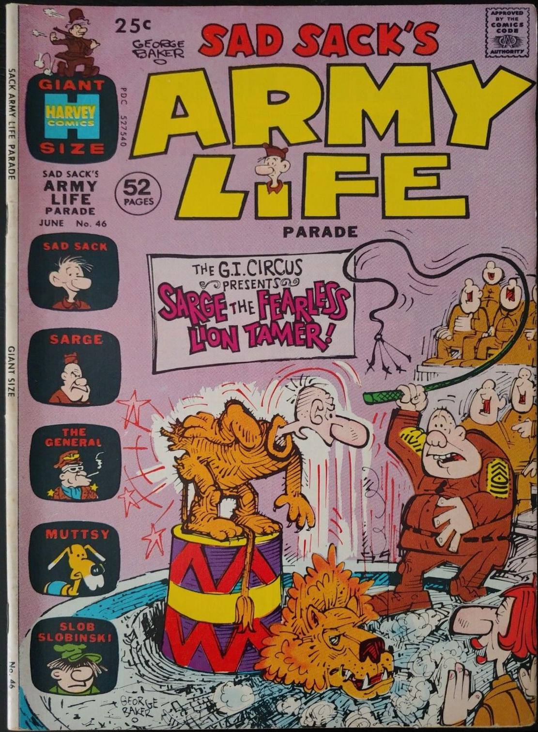 Sad Sack Army Life Parade #46 (1973) Comic Books Sad Sack Army Life Parade