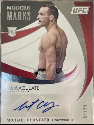 Michael Chandler Ufc Cards 2021 Panini Immaculate UFC Modern Marks Autograph