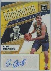 Goga Bitadze [Gold] #RD-GGB Basketball Cards 2019 Panini Donruss Optic Rookie Dominator Signatures Prices