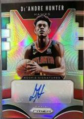 DE'Andre Hunter [Silver Prizm] #DAH Basketball Cards 2019 Panini Prizm Rookie Signatures Prices