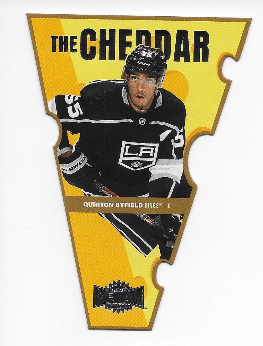 Quinton Byfield #TC-23 Hockey Cards 2021 Skybox Metal Universe The Cheddar