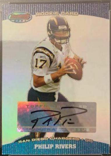 Philip Rivers [Autograph] #129 Football Cards 2004 Bowman's Best