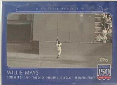 Willie Mays #41 Baseball Cards 2019 Topps 150 Years of Baseball