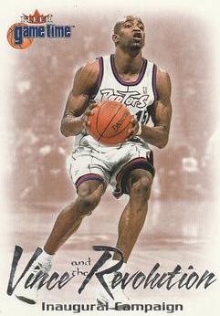 Vince Carter #15 VR Basketball Cards 2000 Fleer Game Time Vince and the Revolution