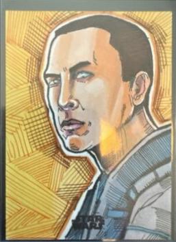 Michael Mastermaker Star Wars 2024 Topps Chrome Galaxy Sketch Card