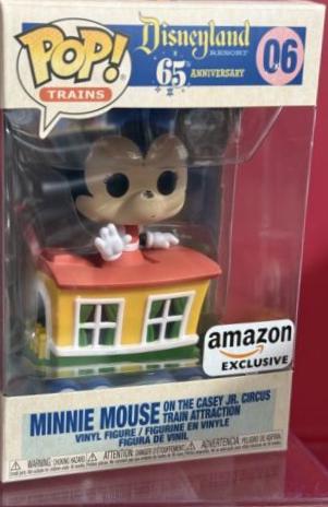 Minnie Mouse on the Casey Jr. Circus Train Attraction #6 Funko POP Trains