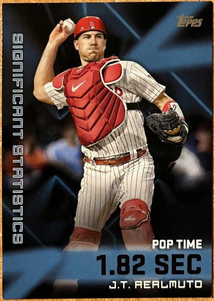 J. T. Realmuto [Blue] #SS-17 Baseball Cards 2023 Topps Significant Statistics