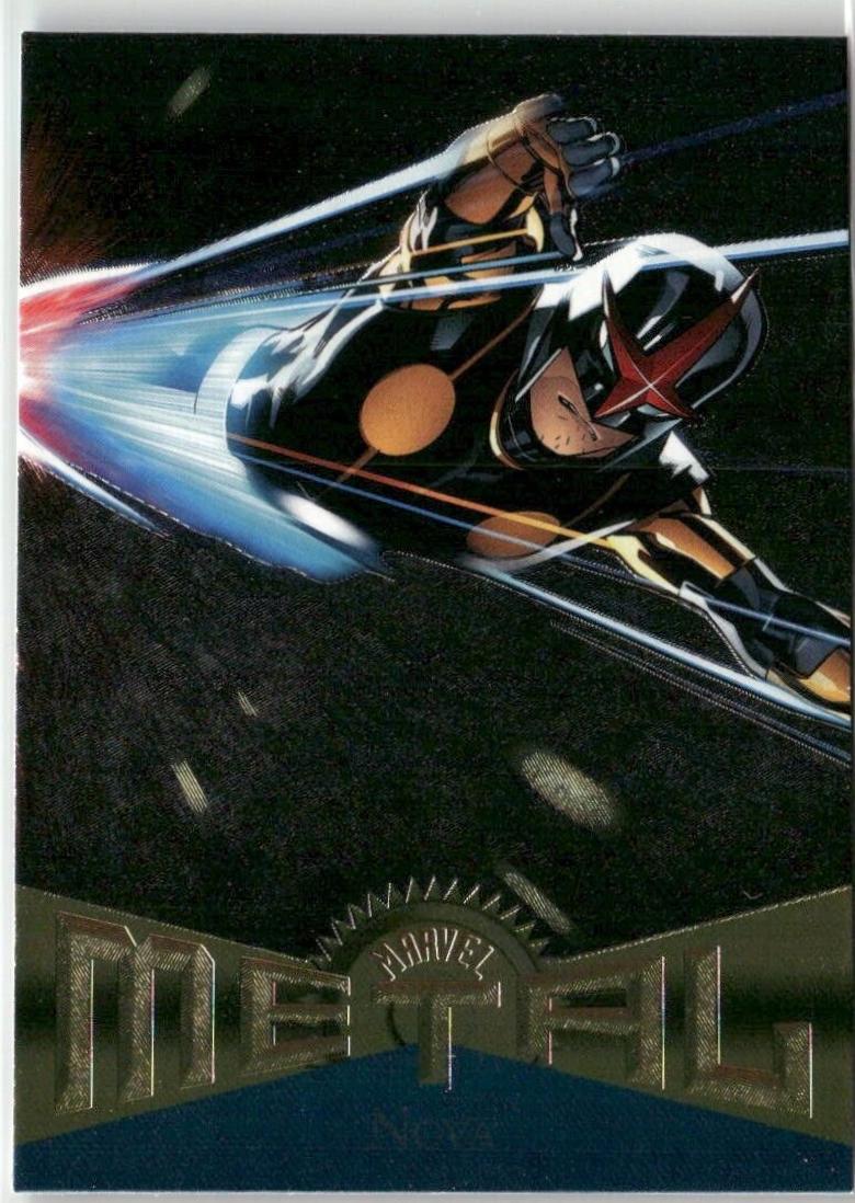 Nova #R-28 2024 SkyBox Metal Universe Avengers Retro