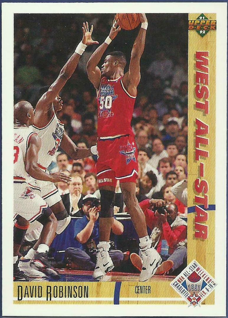 David Robinson #58 Basketball Cards 1991 Upper Deck