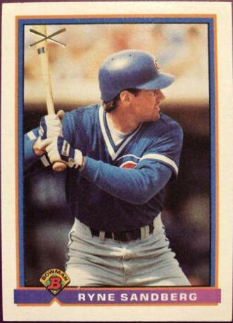 Ryne Sandberg #377 Baseball Cards 1991 Bowman