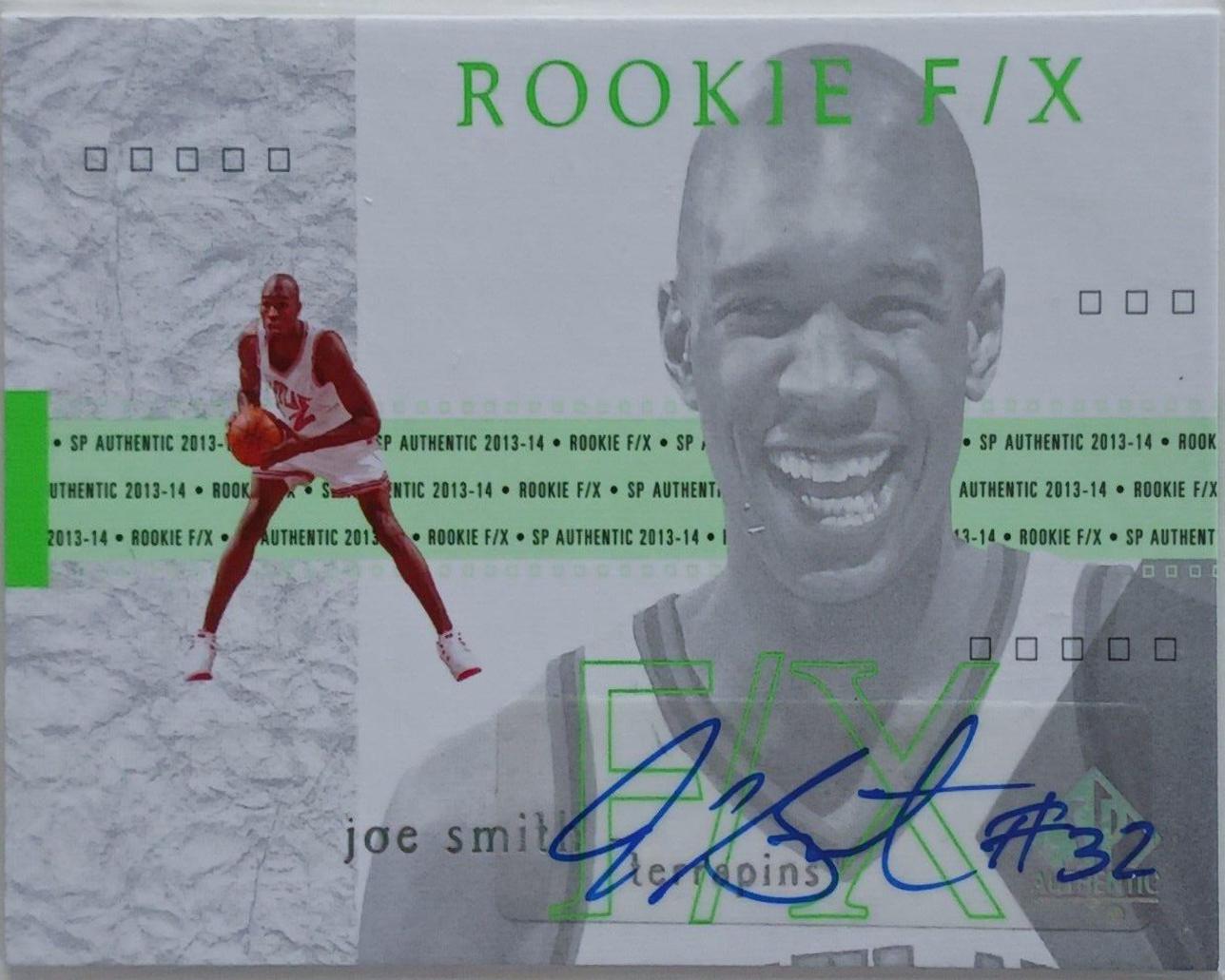 Joe Smith [2001 SP Rookie FX Autograph] #79 Basketball Cards 2013 SP Authentic