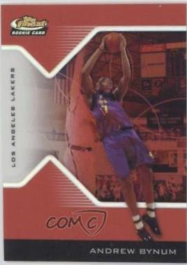 Andrew Bynum [Red Refractor] #200 Basketball Cards 2004 Finest