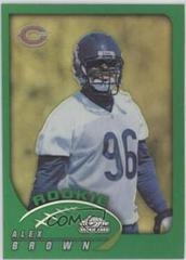 Alex Brown [Black Refractor] #178 Football Cards 2002 Topps Chrome Prices