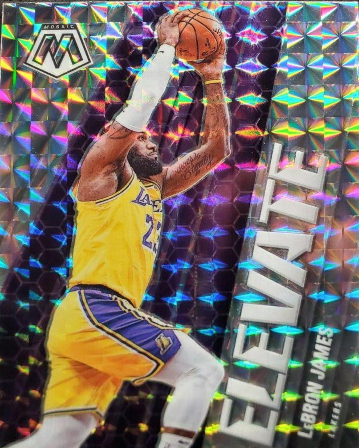 Lebron James Prices Panini Mosaic Elevate Basketball Cards