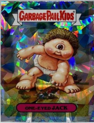 One-Eyed JACK [Atomic] #44b 2014 Garbage Pail Kids Chrome