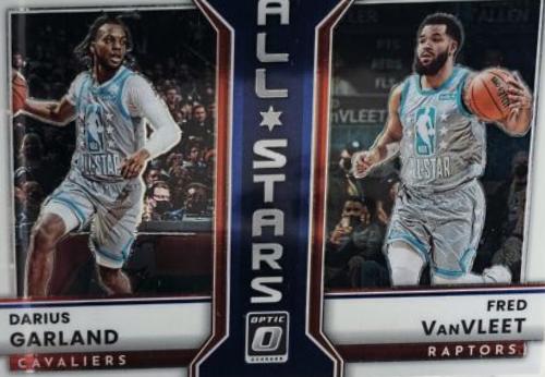 Darius Garland, Fred VanVleet #10 Basketball Cards 2022 Panini Donruss Optic All Stars