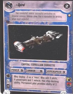 Spiral [Limited] Star Wars CCG Special Edition