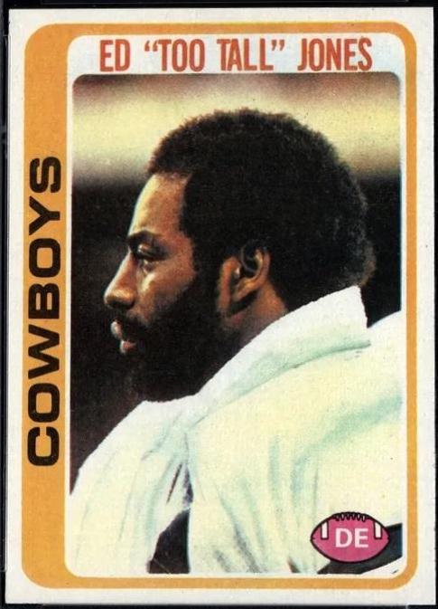 Ed 'Too Tall' Jones #429 Football Cards 1978 Topps