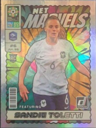 Sandie Toletti #9 Soccer Cards 2023 Donruss FIFA Women's World Cup Net Marvels