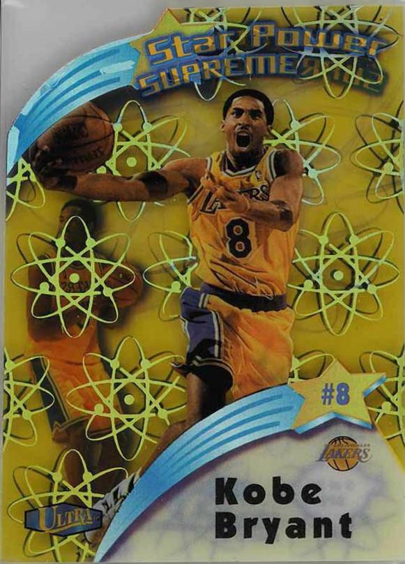 KOBE BRYANT 1997-98 outlets FLEER ULTRA STAR POWER PLUS DIE CUT SPP #3