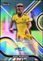 Hany Mukhtar [Autograph Aqua] #100 Soccer Cards 2022 Finest MLS Prices