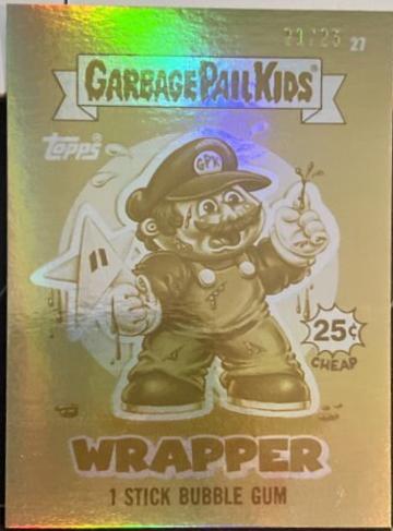 Wrapper [Gold] #28 Garbage Pail Kids 2024 Game Over