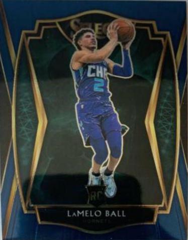 LaMelo Ball [Blue Prizm] #183 Basketball Cards 2020 Panini Select