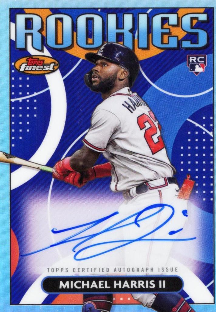 Michael Harris II #RDA-MH Baseball Cards 2023 Topps Finest Rookies Design Variation Autographs