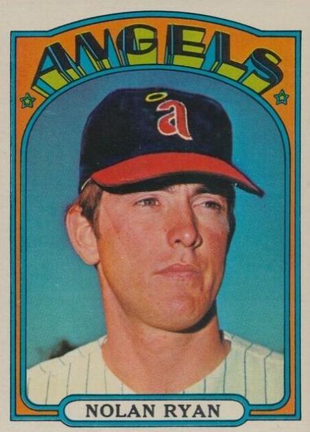 1972 Topps Vintage #595 high quality HOF Nolan Ryan California Angels