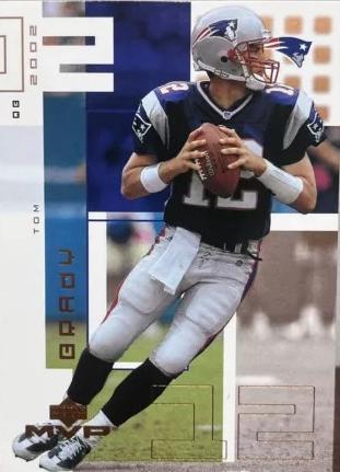 Shops 2002 score # 137 Tom Brady 2nd year card