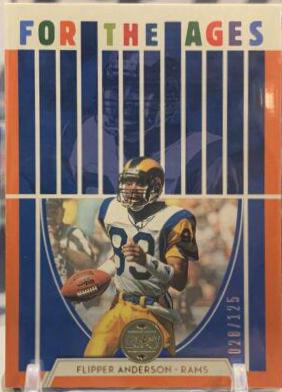 Flipper Anderson [Orange] #FA-6 Football Cards 2022 Panini Legacy For the Ages